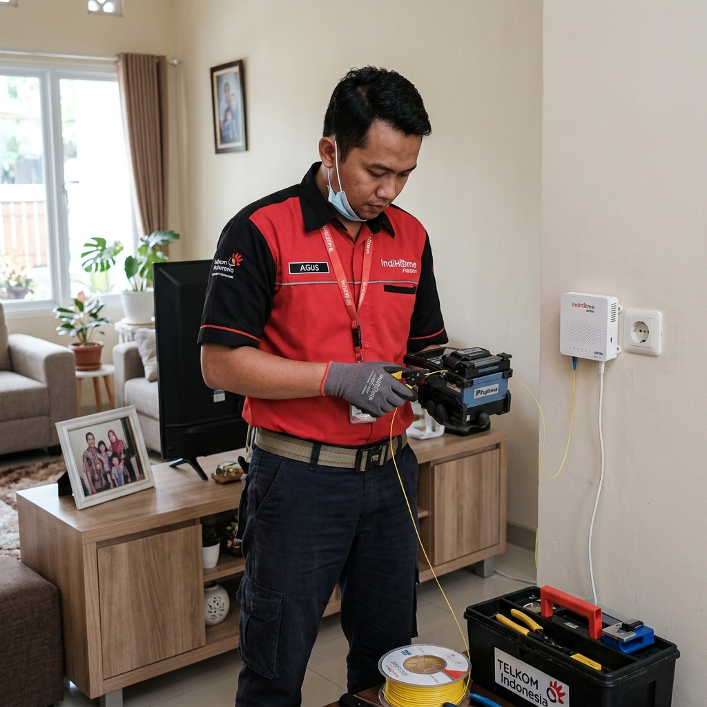 Instalasi Fiber Optik